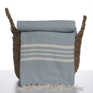hamamdoekengeluk-hamamdoek-groot-sprei-picknickkleed-licht-blauw-lalay