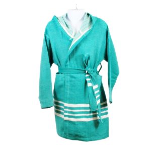 hamamdoekengeluk-kinderbadjas-dun-en-zomers-fris-smaragd-groen-lalay