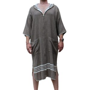 hamamdoekengeluk-poncho-met-rits-kaki