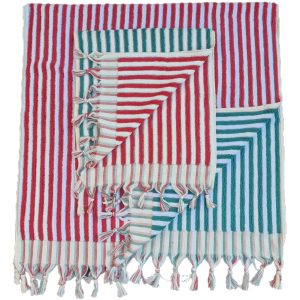 Rood / groen gestreept