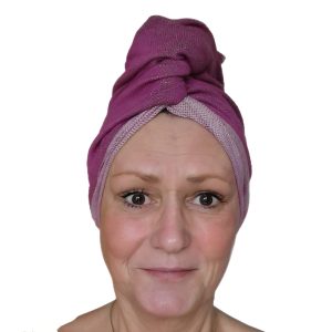 Hamamdoek klein Grace: Framboos