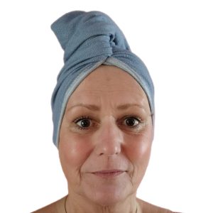 Hamamdoek klein Grace: Jeans blauw