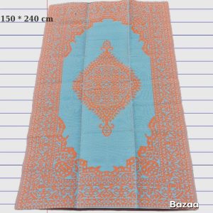4 - Buiten vloerkleed 150 * 240 cm Oranje - turqoise
