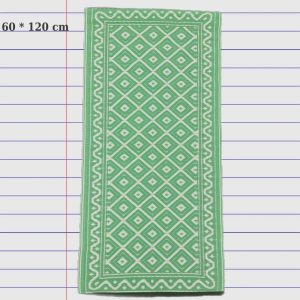 Buiten vloerkleed groen