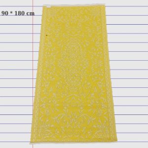 Buiten vloerkleed 90 * 180 cm Zonnig geel - zacht geel